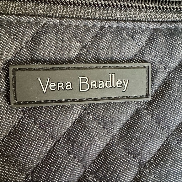 Vera Bradley Quilted Navy Blue Backpack Travel Vacation School Preppy 💙 - Picture 2 of 6